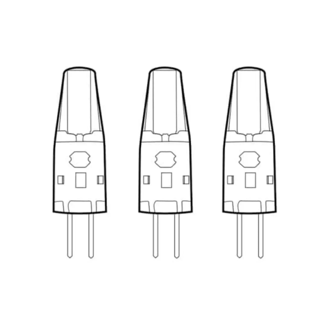 3 x Ampoule G4 2W LED