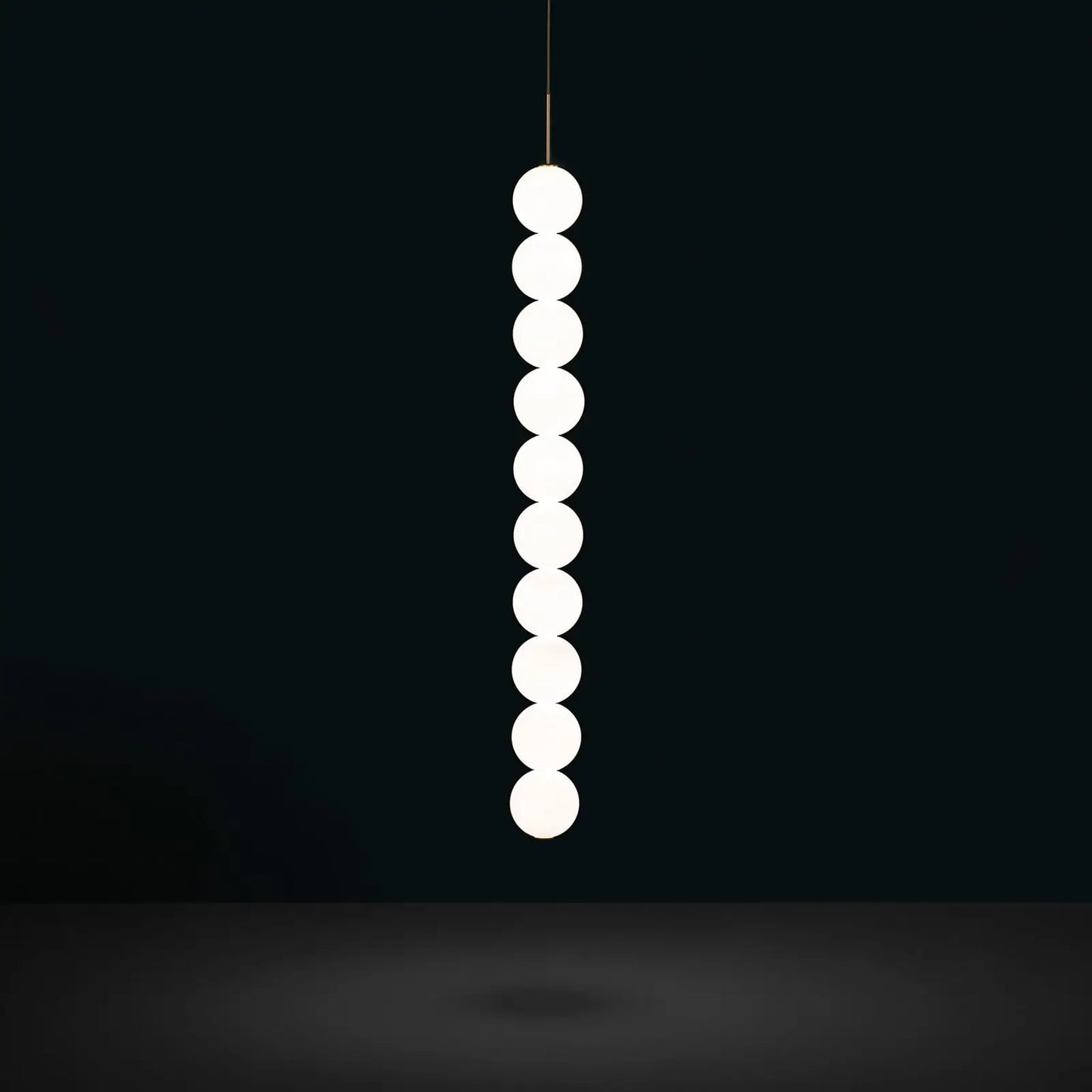 Abacus linéaire 175cm Suspensions LED Blanc