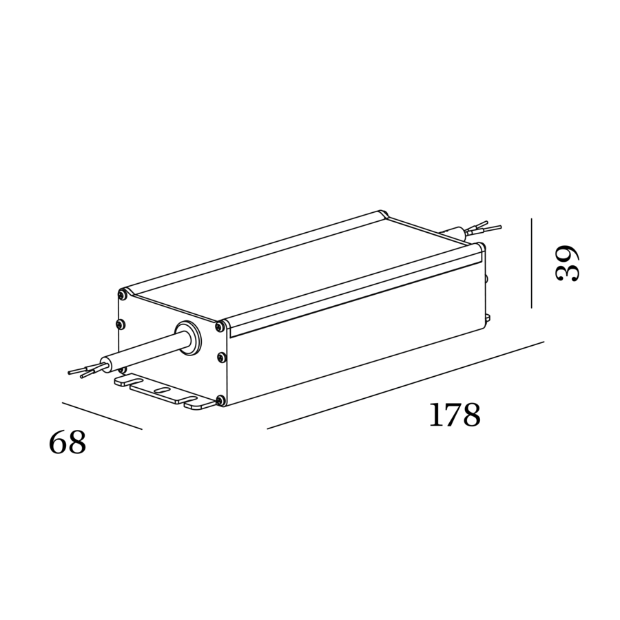 Driver 100W 24V IP67 Non dim Accessoires