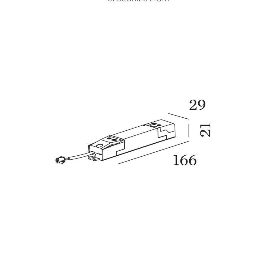 Driver 350ma 14w 10-40v dali-2 / push dim Accessoires