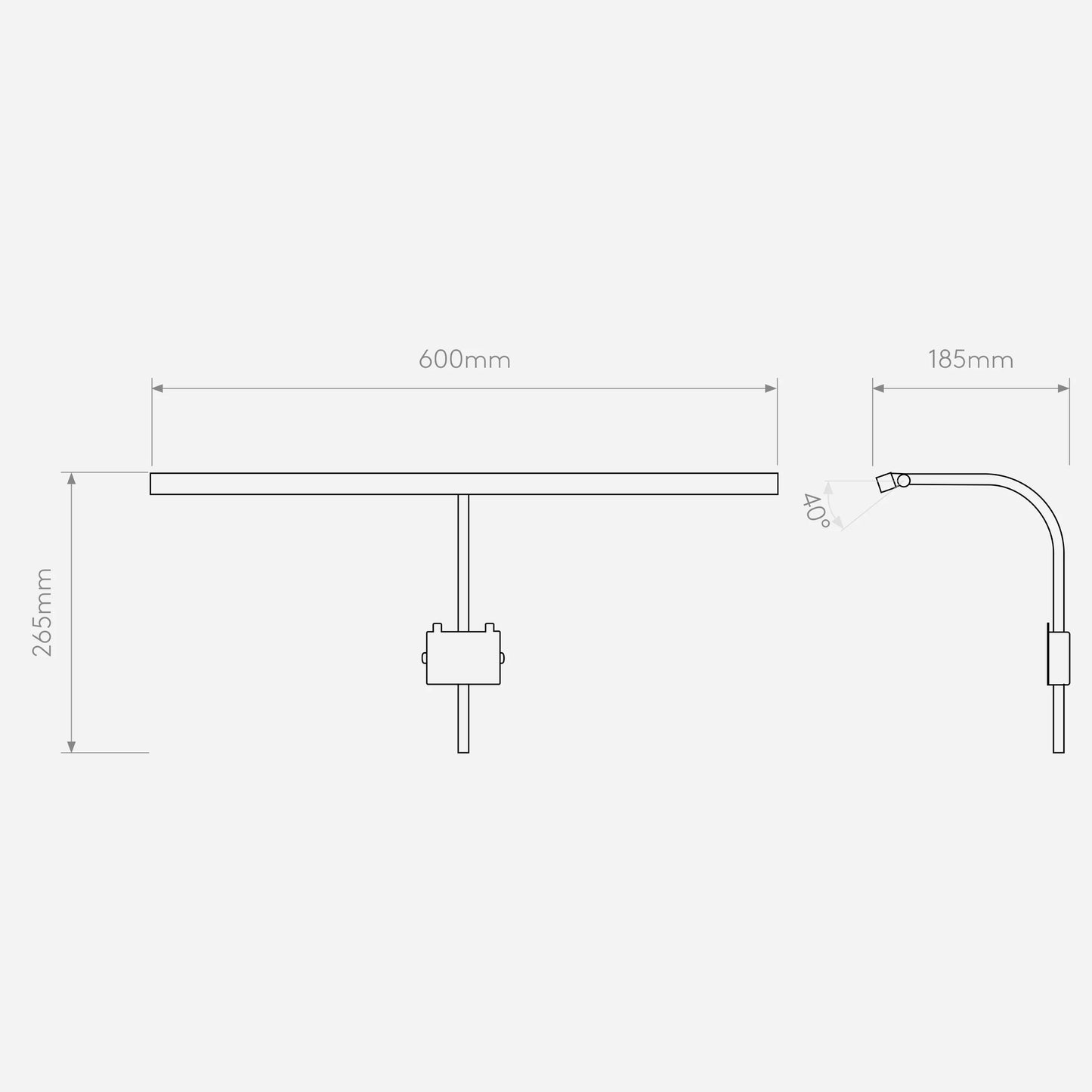 Mondrian 600 Frame Mounted LED IP20 Eclairages tableaux