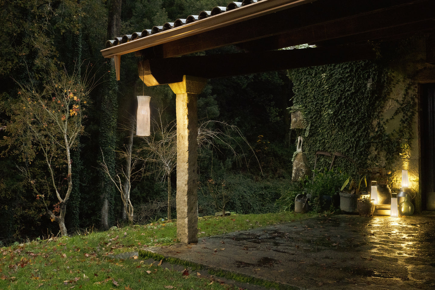 Gea Outdoor Suspensions Plafonniers Blanc