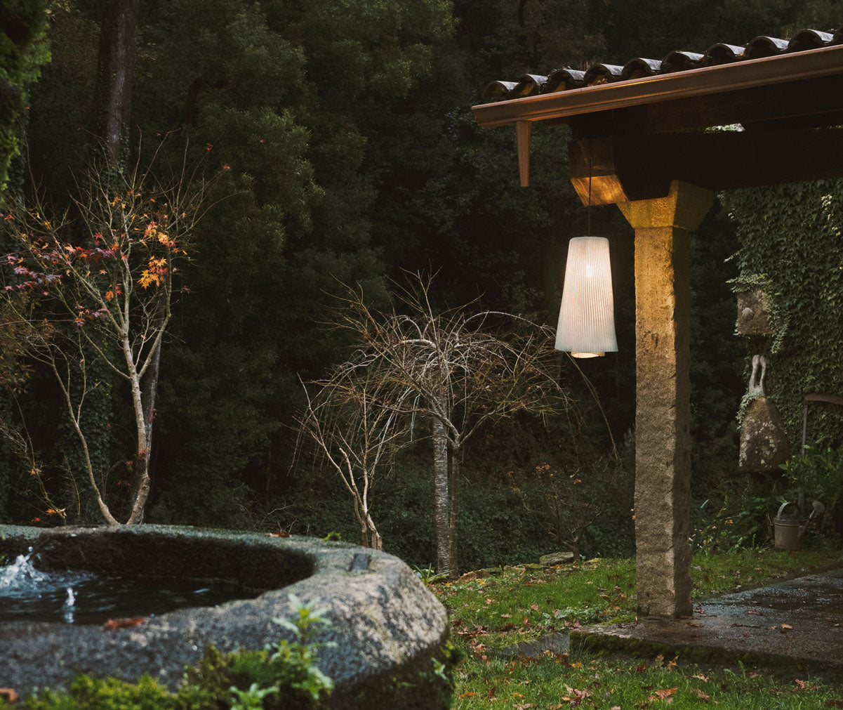 Tempo Andante Outdoor Suspensions Plafonniers Blanc