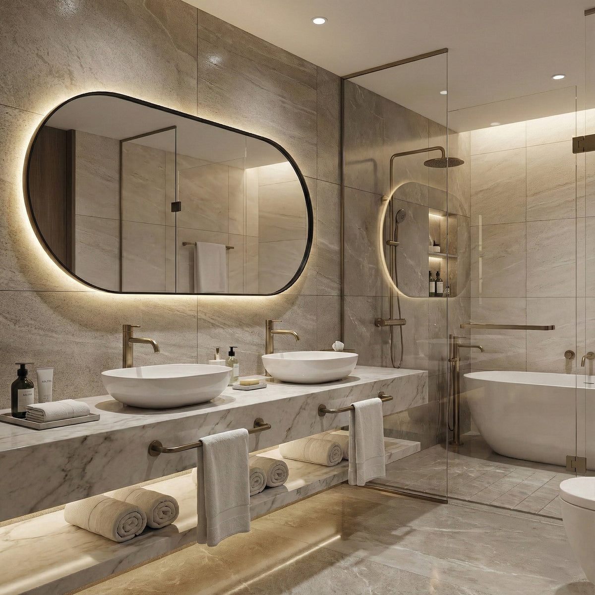 Daniela 1700x700 LED Miroirs