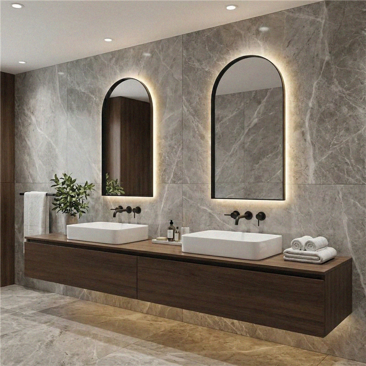 Giorgia 1190x590 LED Miroirs
