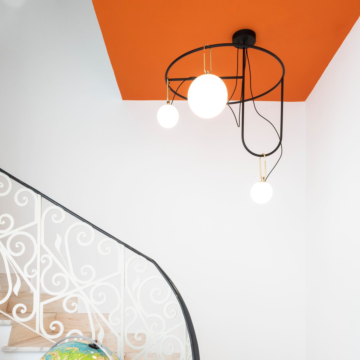 Nh S4 circulaire Suspensions LED Doré