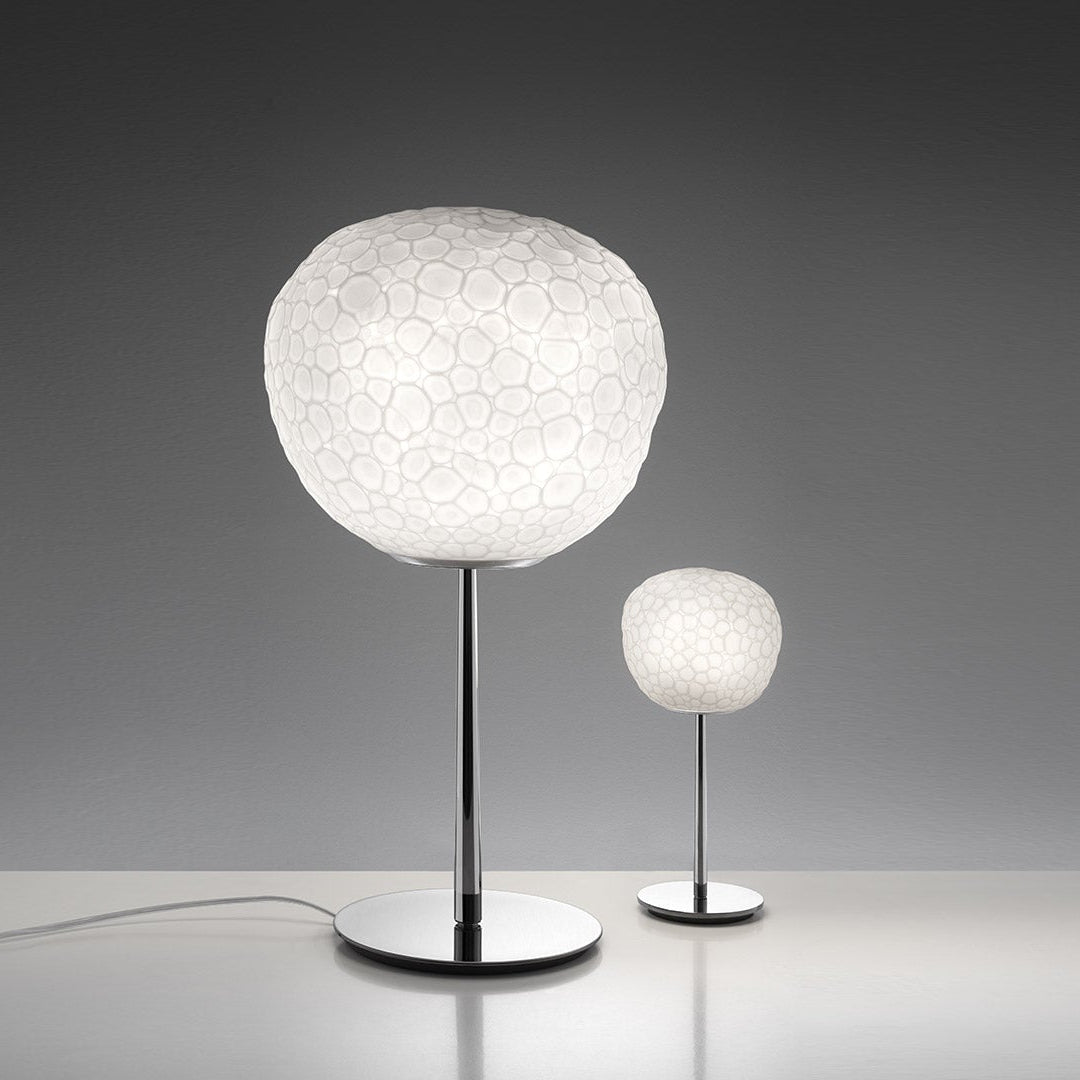 Meteorite Ø15cm sur pied Lampes de table Blanc