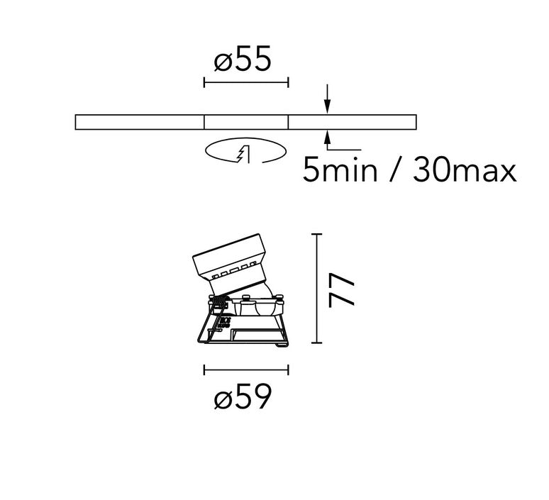 Easy Kap 50 Adjustable Optic Flood Spots