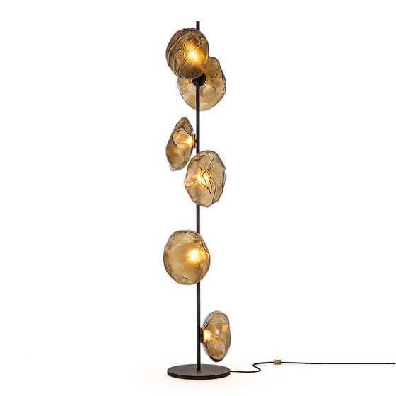 73.6SF Floor 180cm Lampadaires Noir