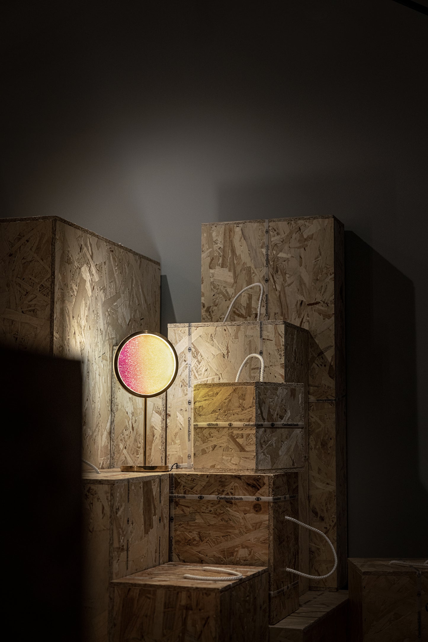 Talismano Baladeuses et nomades LED Verre irisé