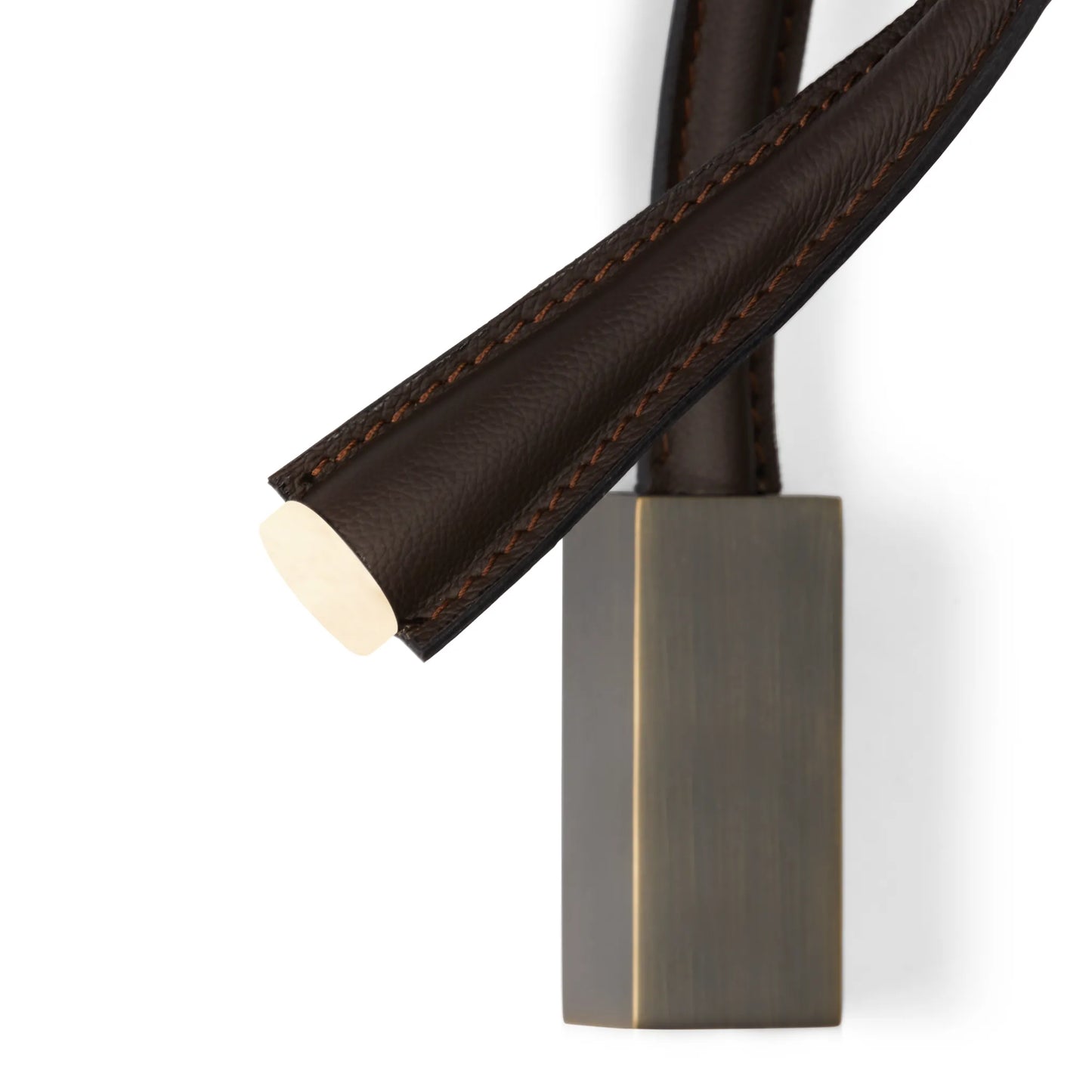 Flexiled 60cm Cuir base Bronze sans interrupteur Appliques LED