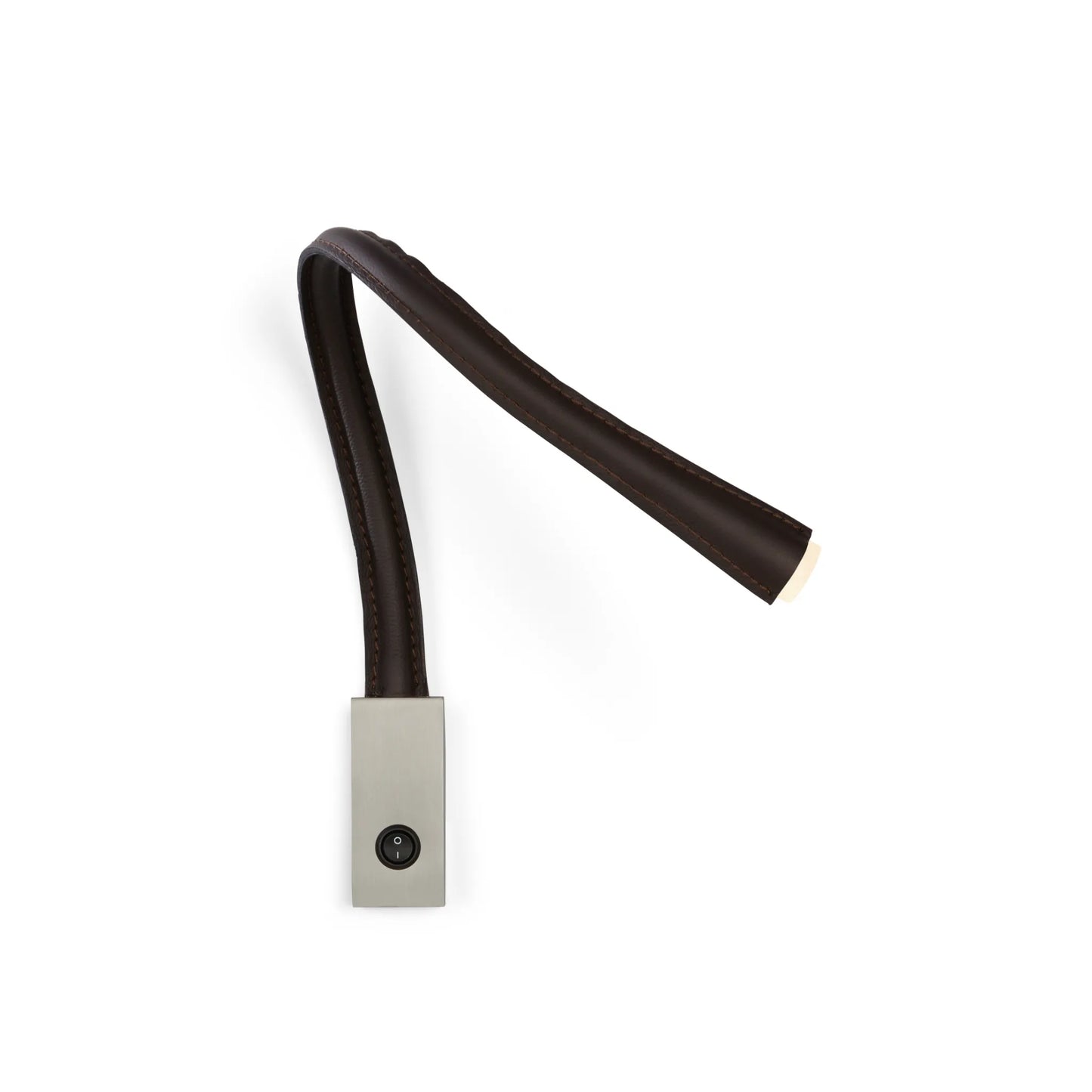 Flexiled 60cm Cuir base Nickel avec interrupteur Appliques LED