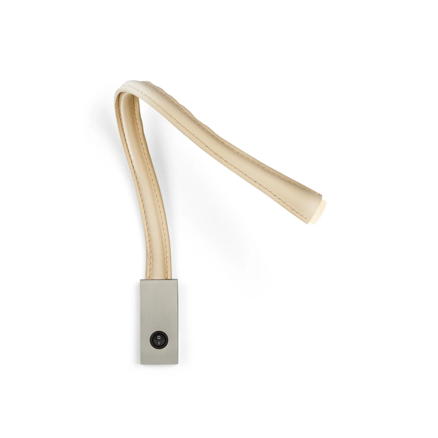 Flexiled 60cm Cuir base Nickel avec interrupteur Appliques LED