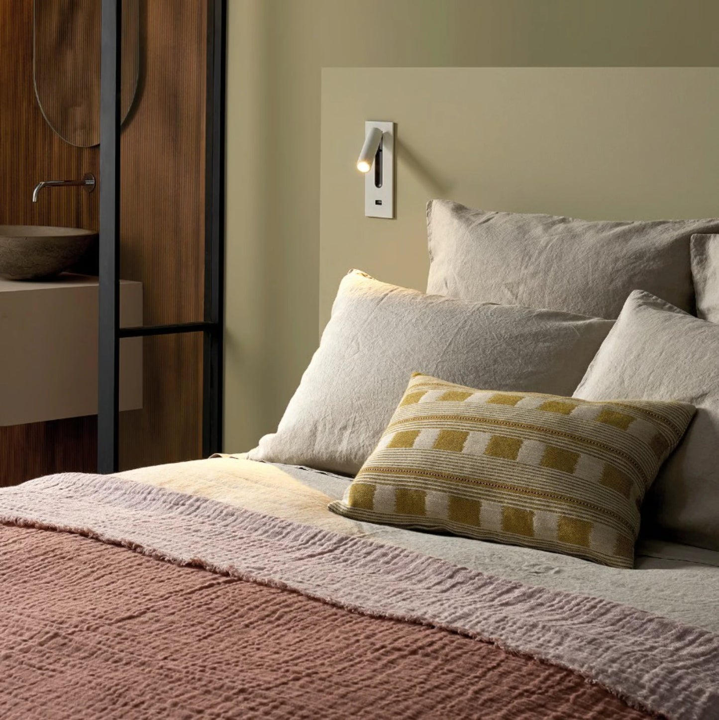 Fuse 3 Toggle Appliques Liseuses LED Or et Blanc