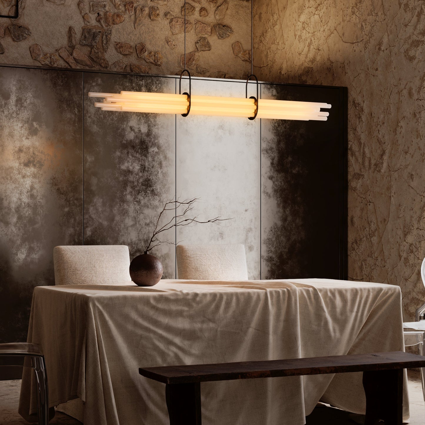 NL12 Suspensions LED Noir
