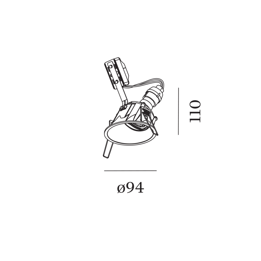 Deep Asym 1.0 PAR16 Spots encastrés