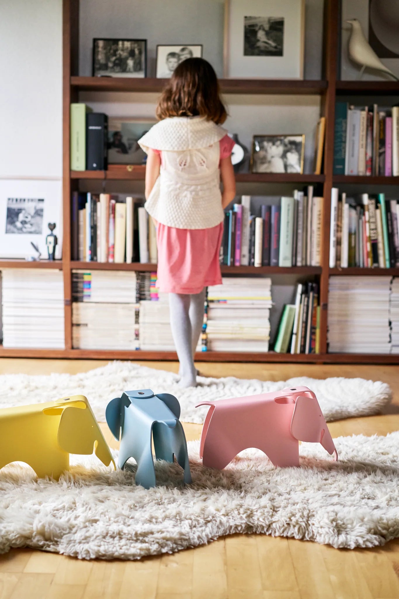 Eames Elephant Small Figurines Rose