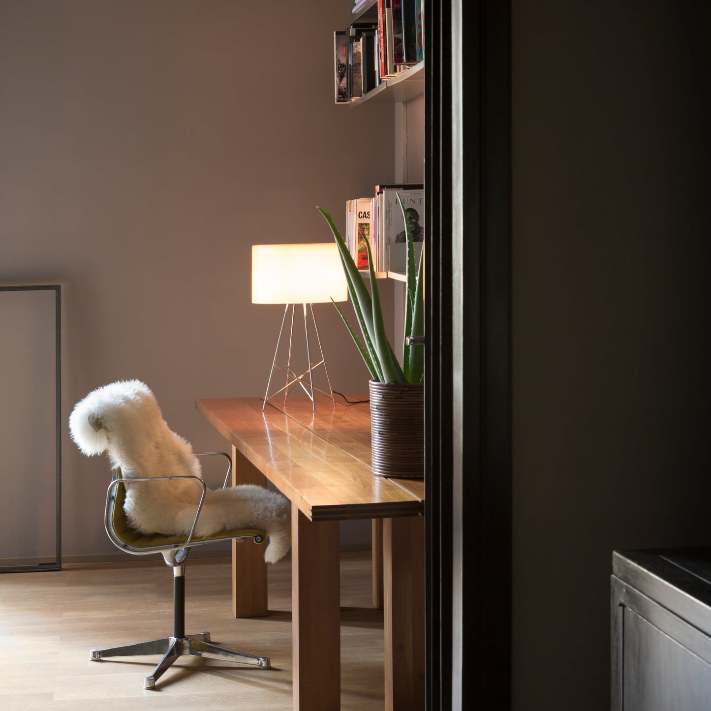 Ray T Lampes de table Verre Gris