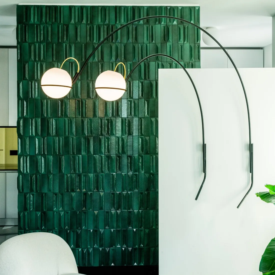 Alicanto 158cm Appliques LED Noir