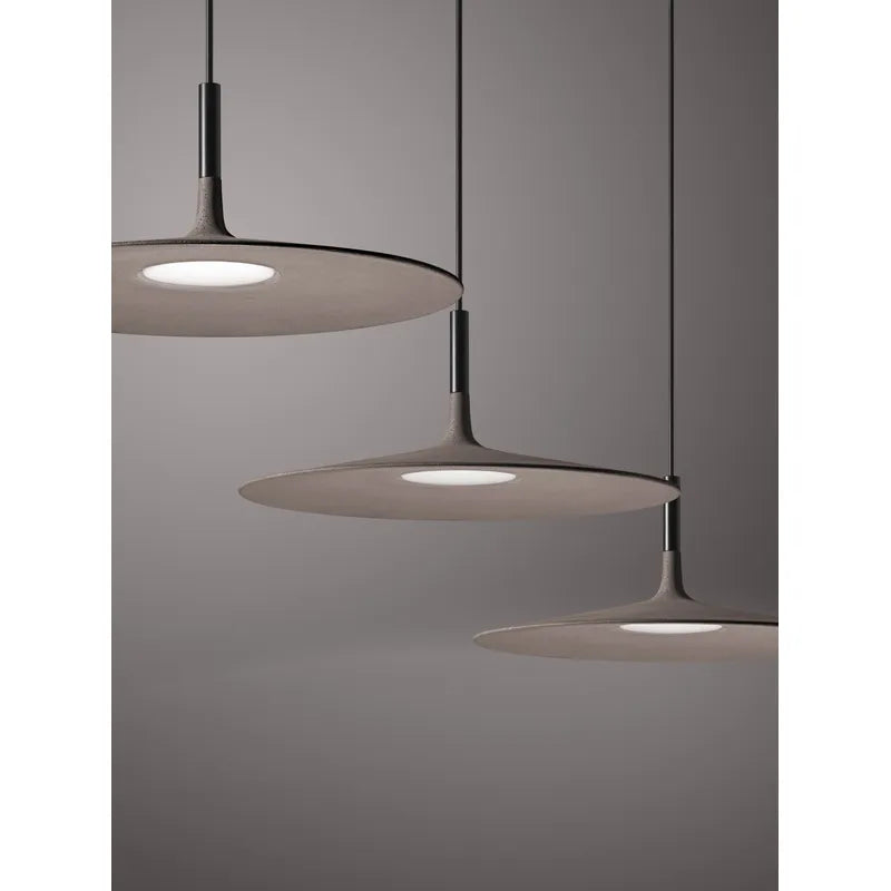 Aplomb Large Suspensions LED Gris Sans variateur