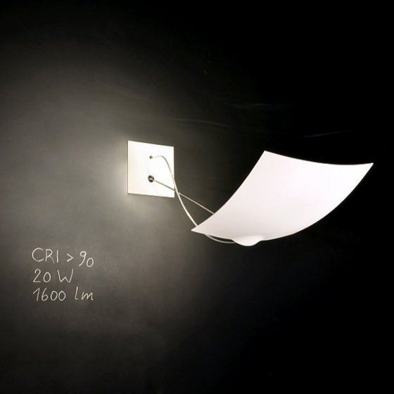 18 x 18 Appliques Plafonniers LED Blanc