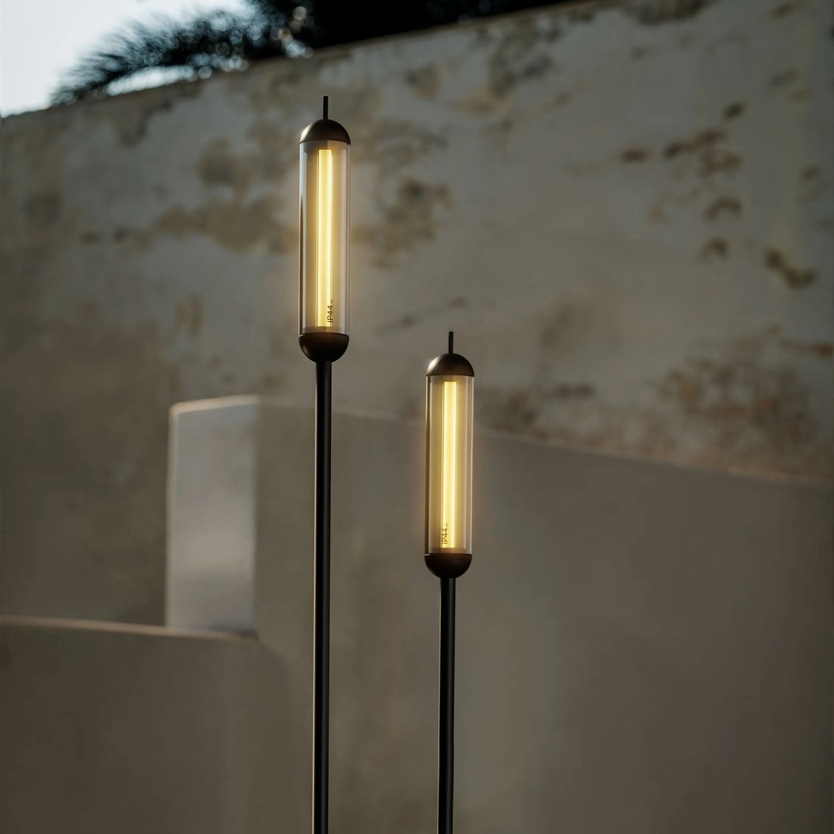 Reed Solar Set Spots Outdoor