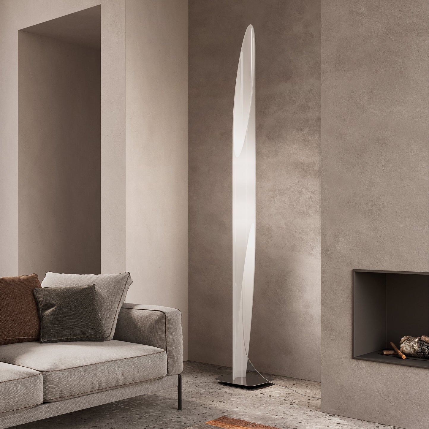 Shakti 200cm Lampadaires Blanc