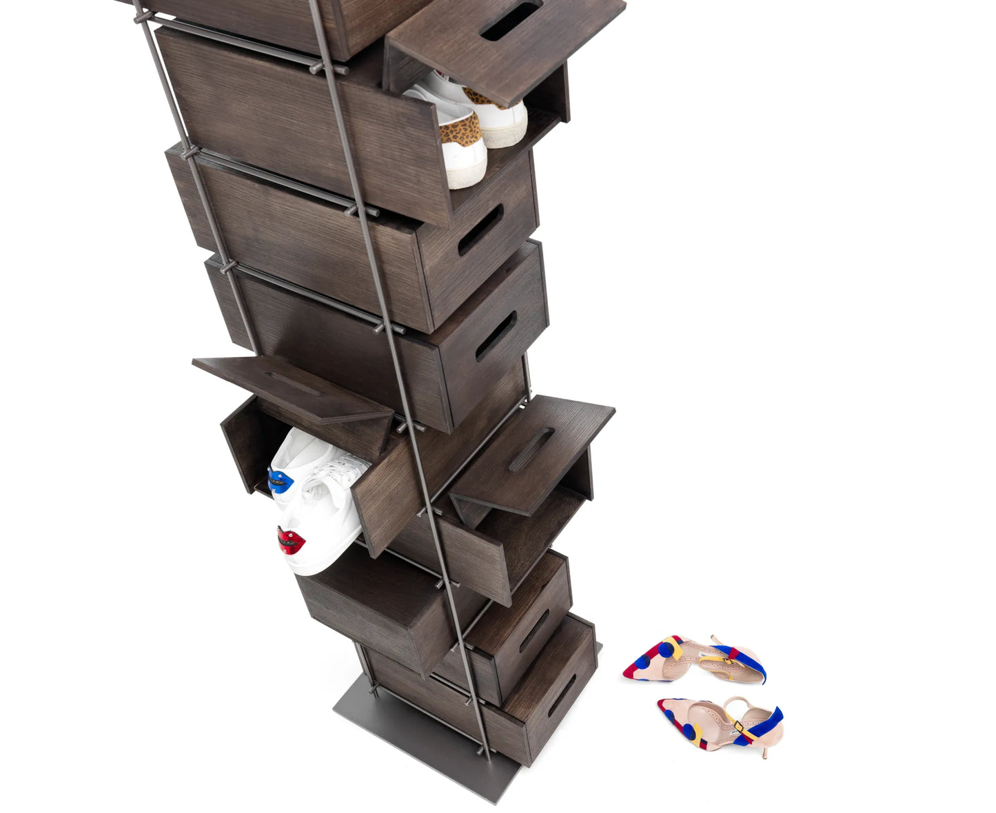 Range Chaussure MANOLO Frêne Teinté