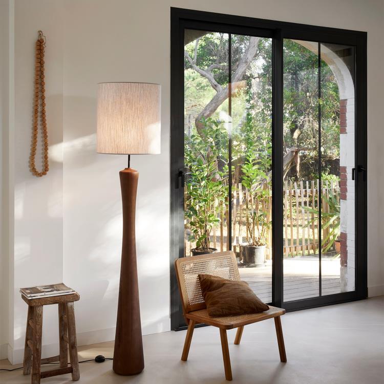 Mokuzai H184cm Lampadaires Blanc