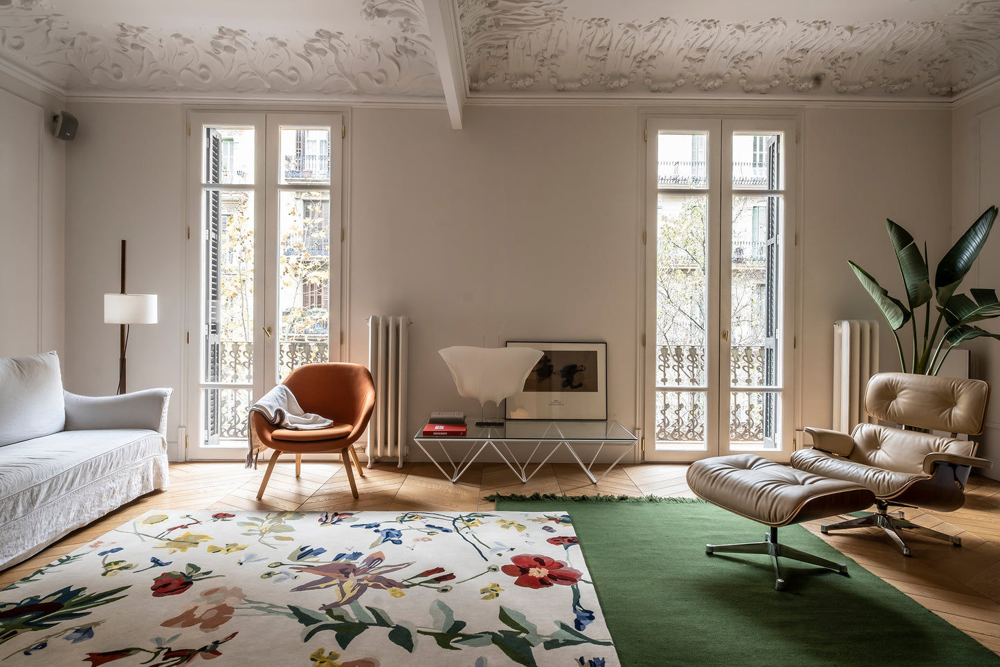 Flora Promenade 200x300cm Tapis Multicolore