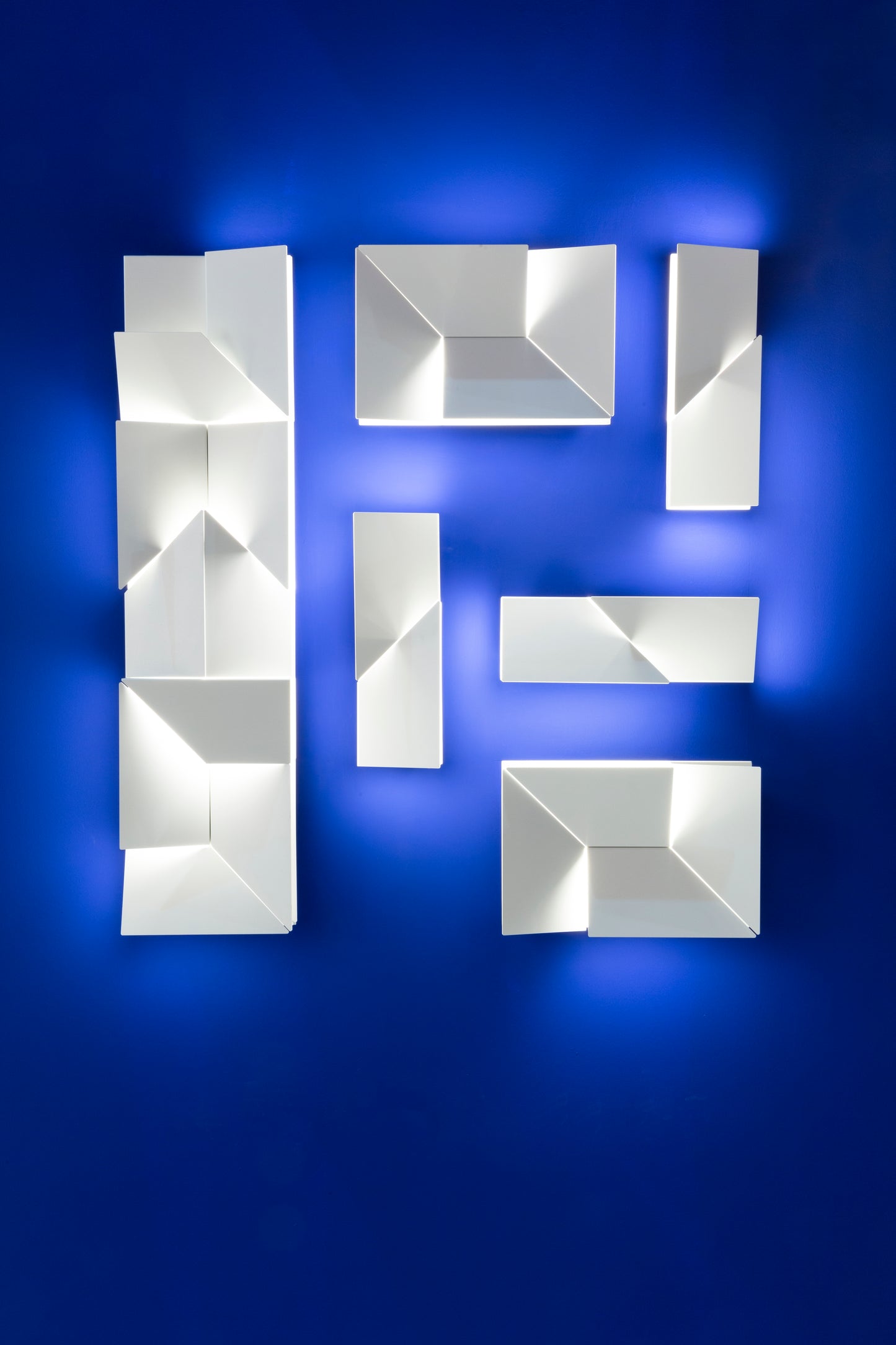 Wall Shadows Long Appliques LED Blanc