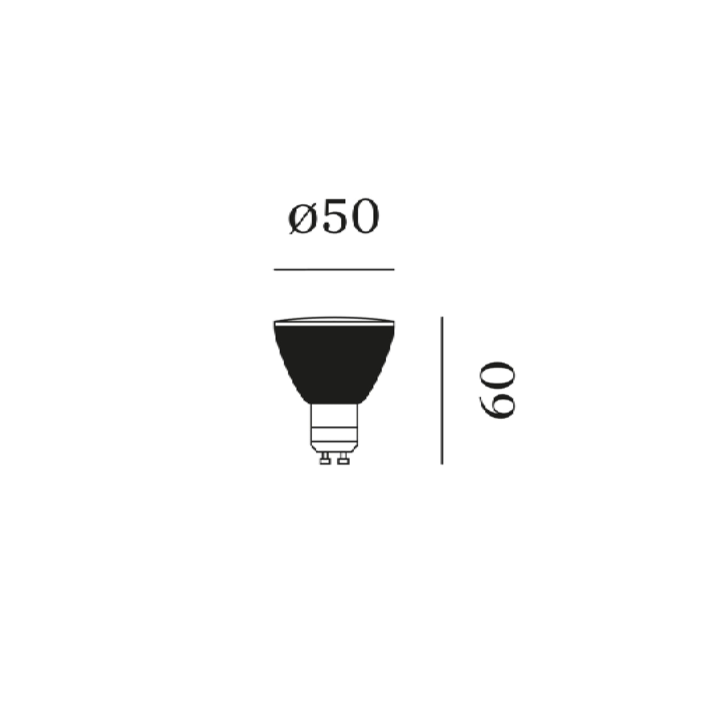 4 x Ampoules GU10 7W LED