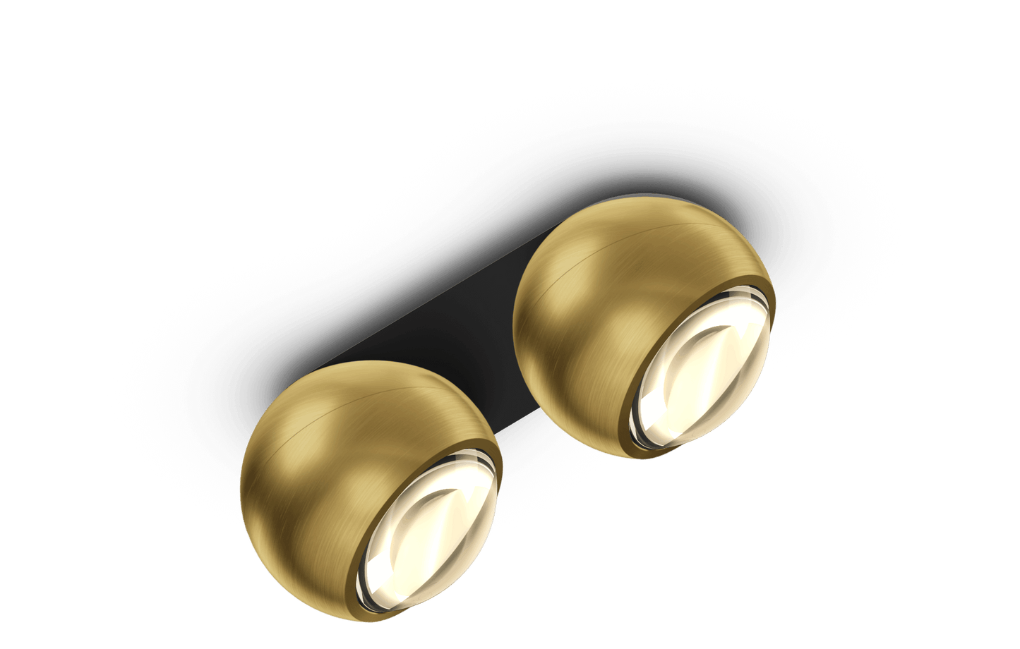 IO Giro Doppio base blanche Plafonniers LED