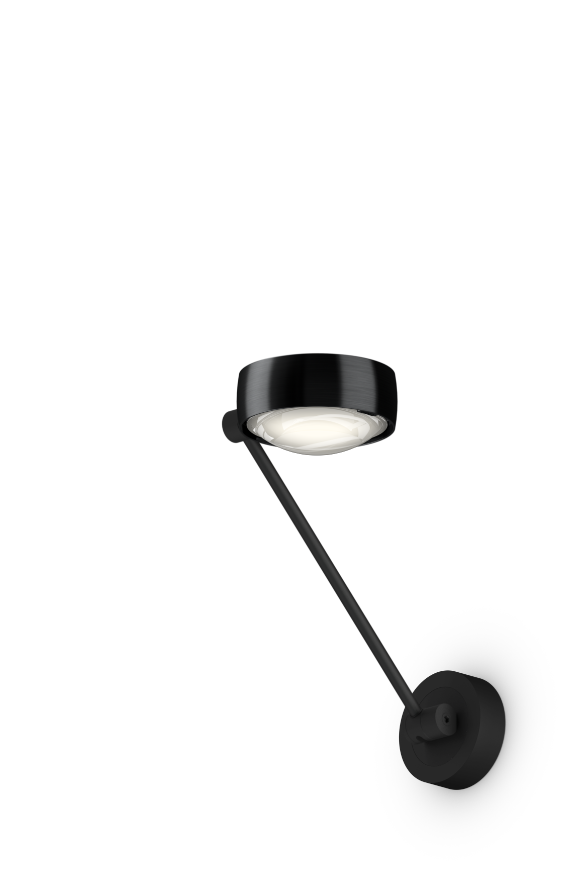 Sento parete singolo up air Appliques LED Black phantom