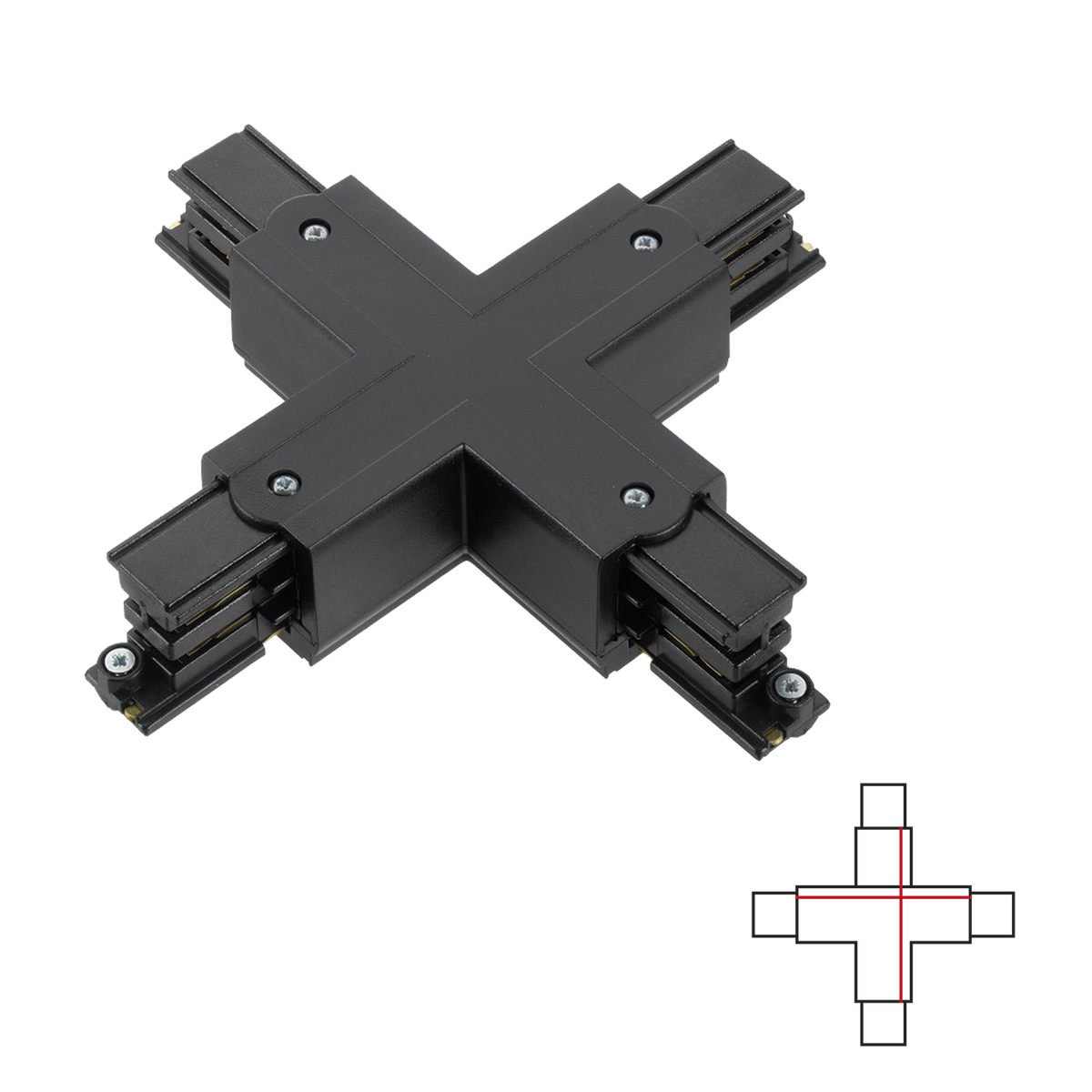 3-PHASE TRACK X JOINT - BLACK Accessoires