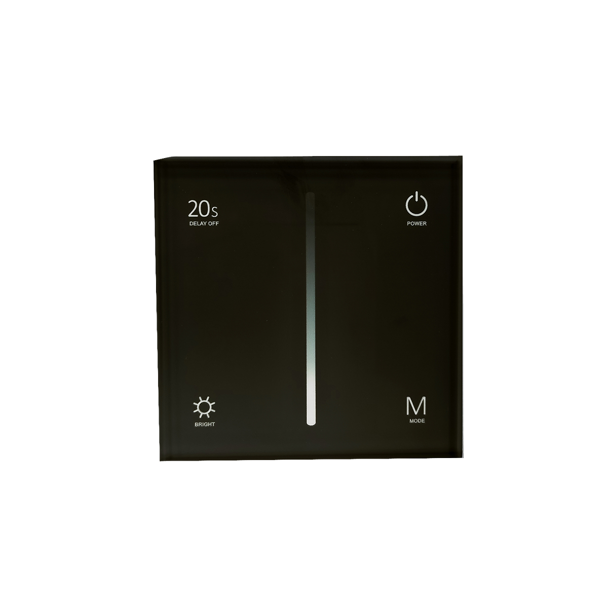 BLACK AC TRIAC TOUCH GLASS PANEL DIMMER Accessoires