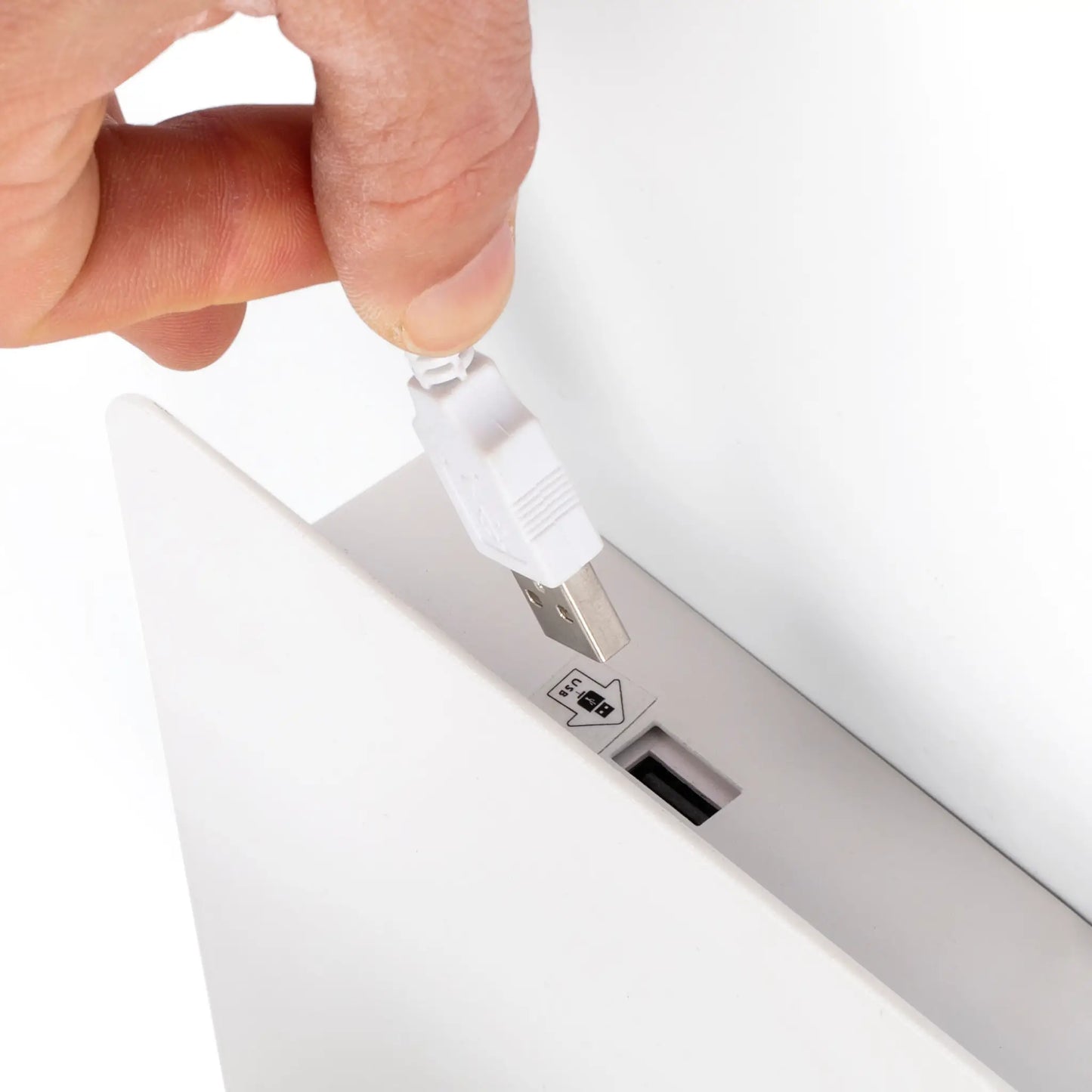 Suau USB A avec lecteur LED Droite Appliques