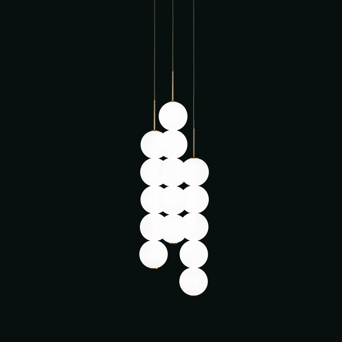 Abacus 3 - 50cm Suspensions LED Blanc