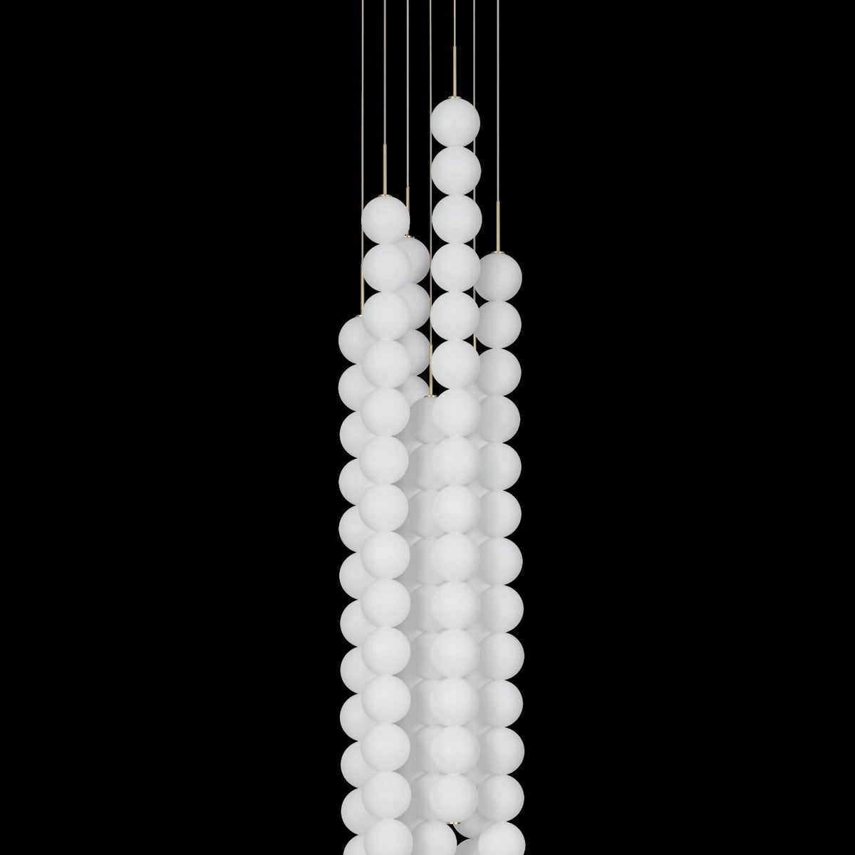 Abacus 7 - 145cm Suspensions LED Blanc