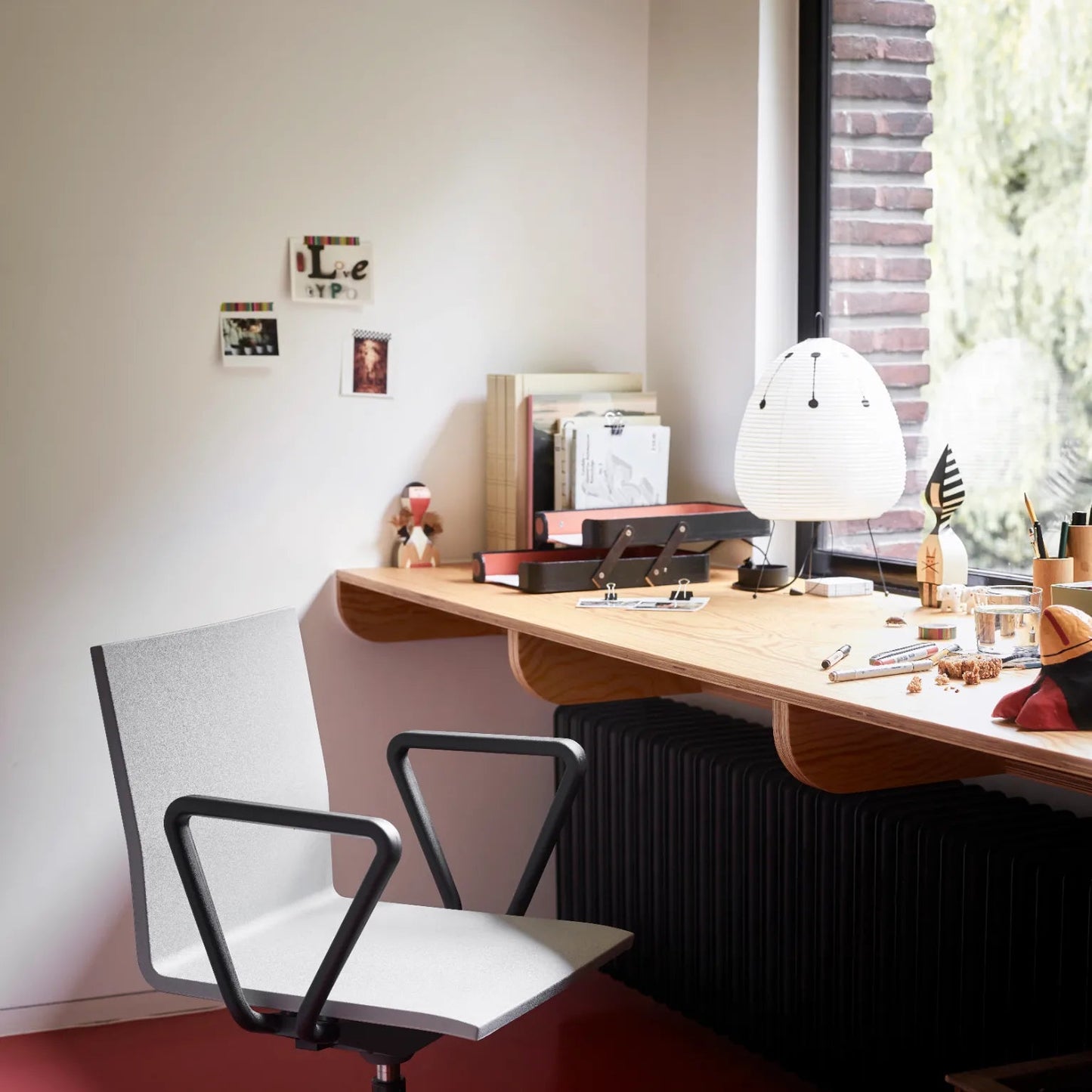 Akari 1AD Lampes à poser Beige