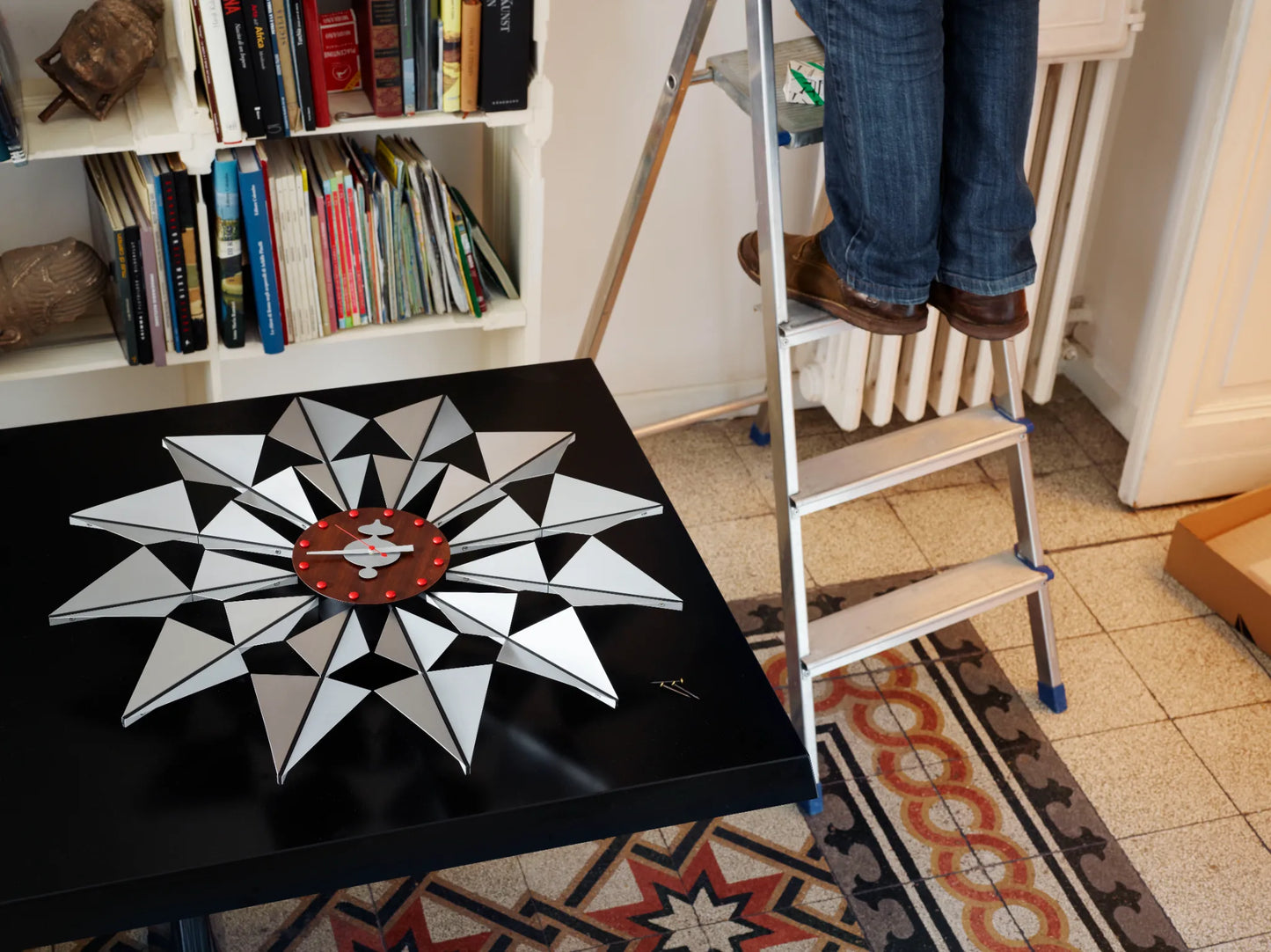 Horloge Flock Of Butterflies Argent