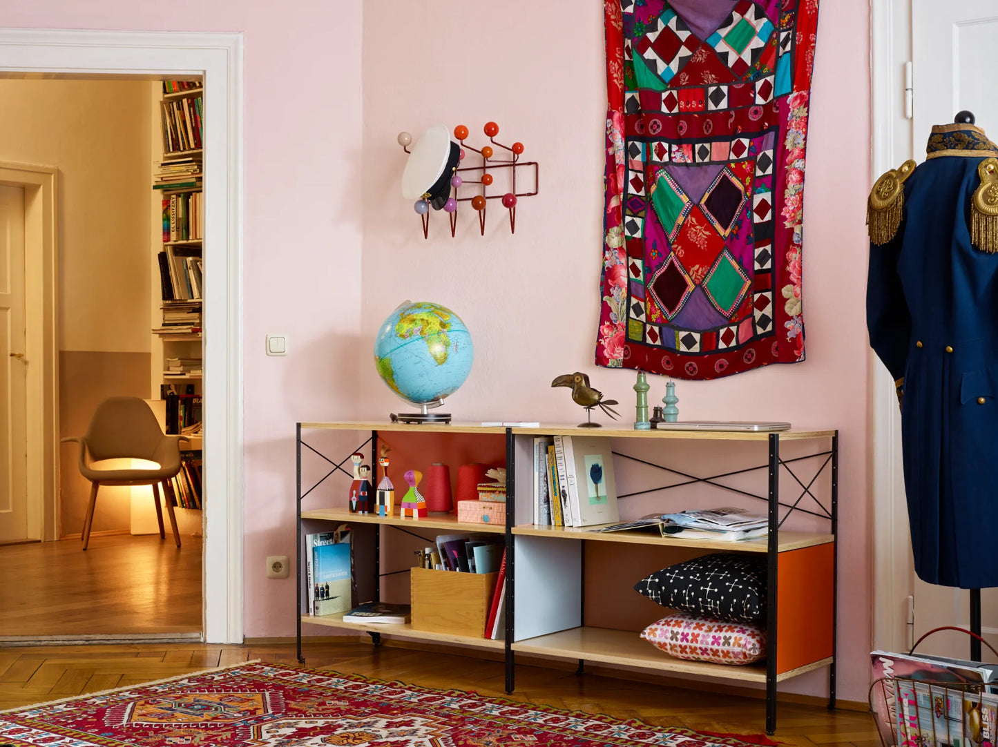 Eames ESU Shelf 3 étages Bibliothèques Multicolore