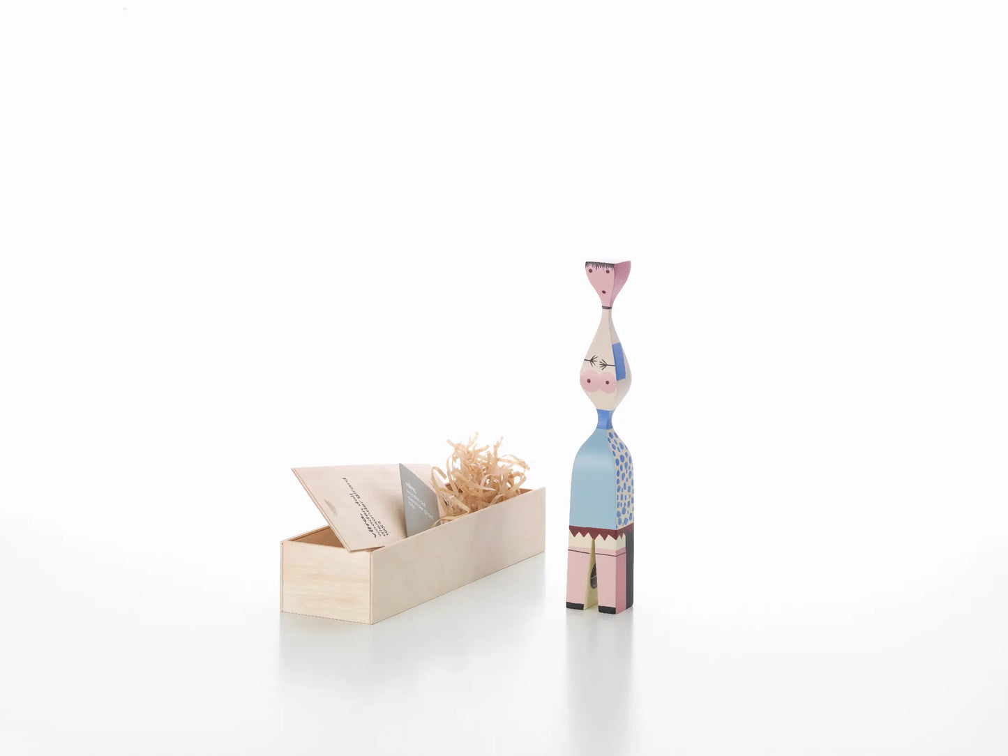 Wooden Doll No.7 Multicolore