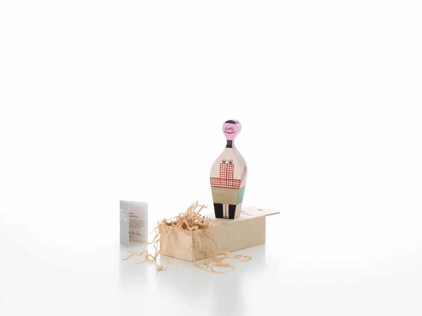 Wooden Doll No.8 Multicolore