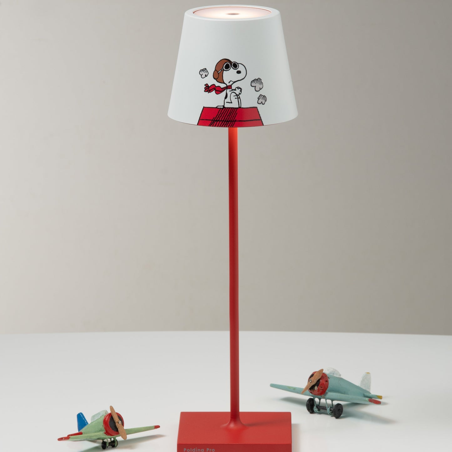 Poldina X Peanuts Aviator Baladeuses et nomades LED Aviator