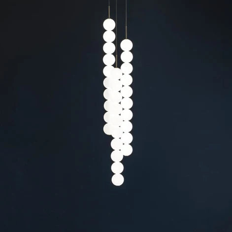 Abacus 105cm Suspensions LED Blanc