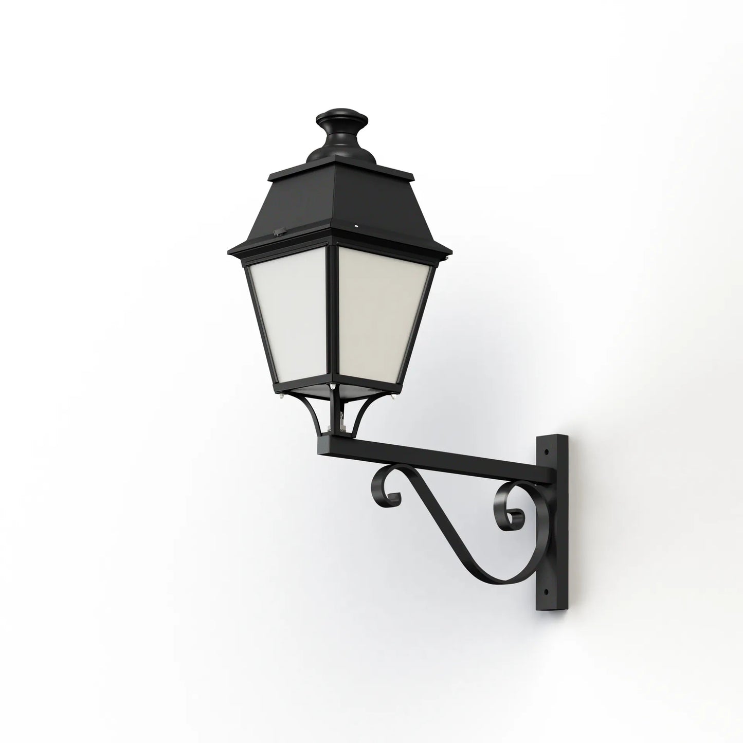 Avenue 4 N° 3 E27 opale Appliques Outdoor