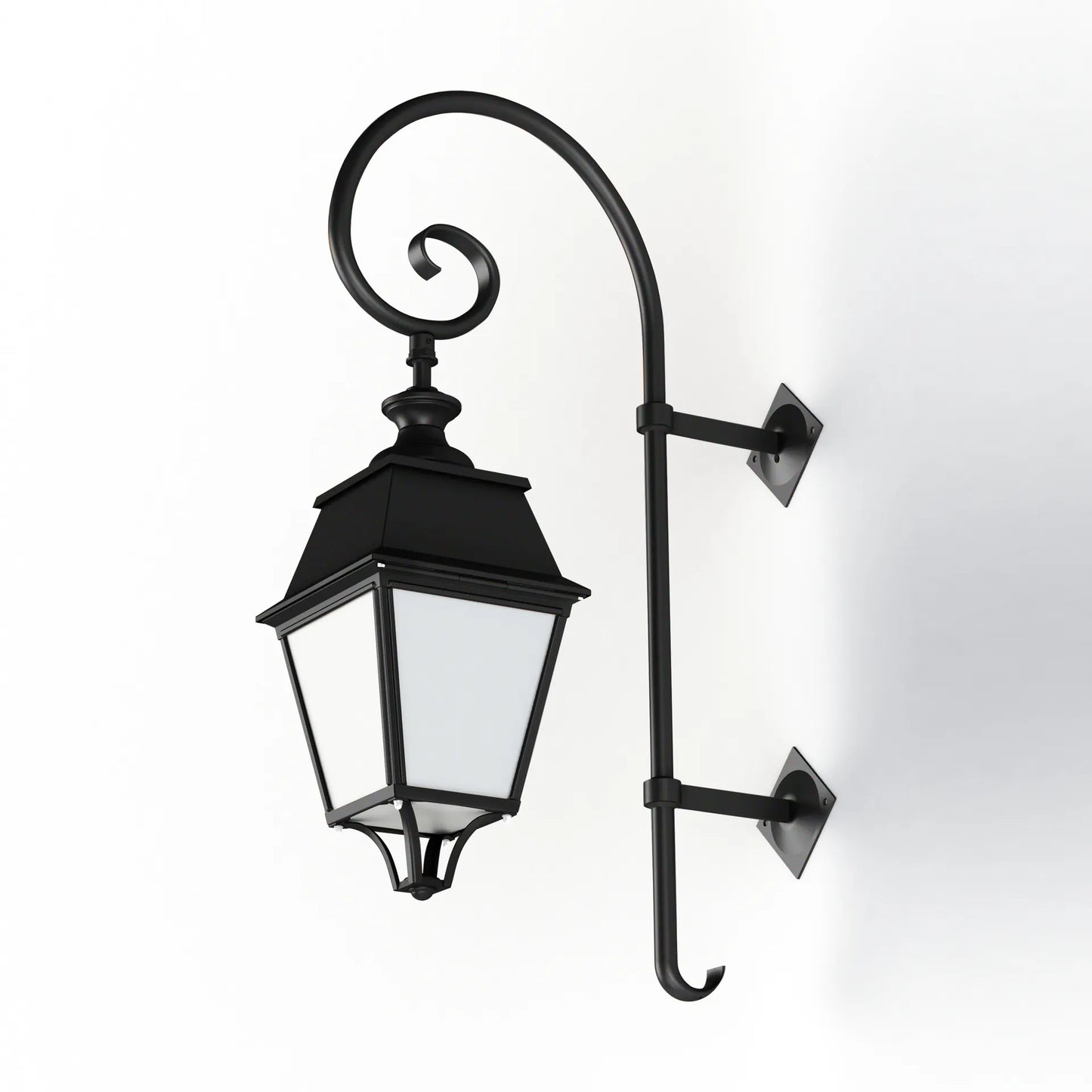 Avenue 4 N° 5 E27 opale Appliques Outdoor