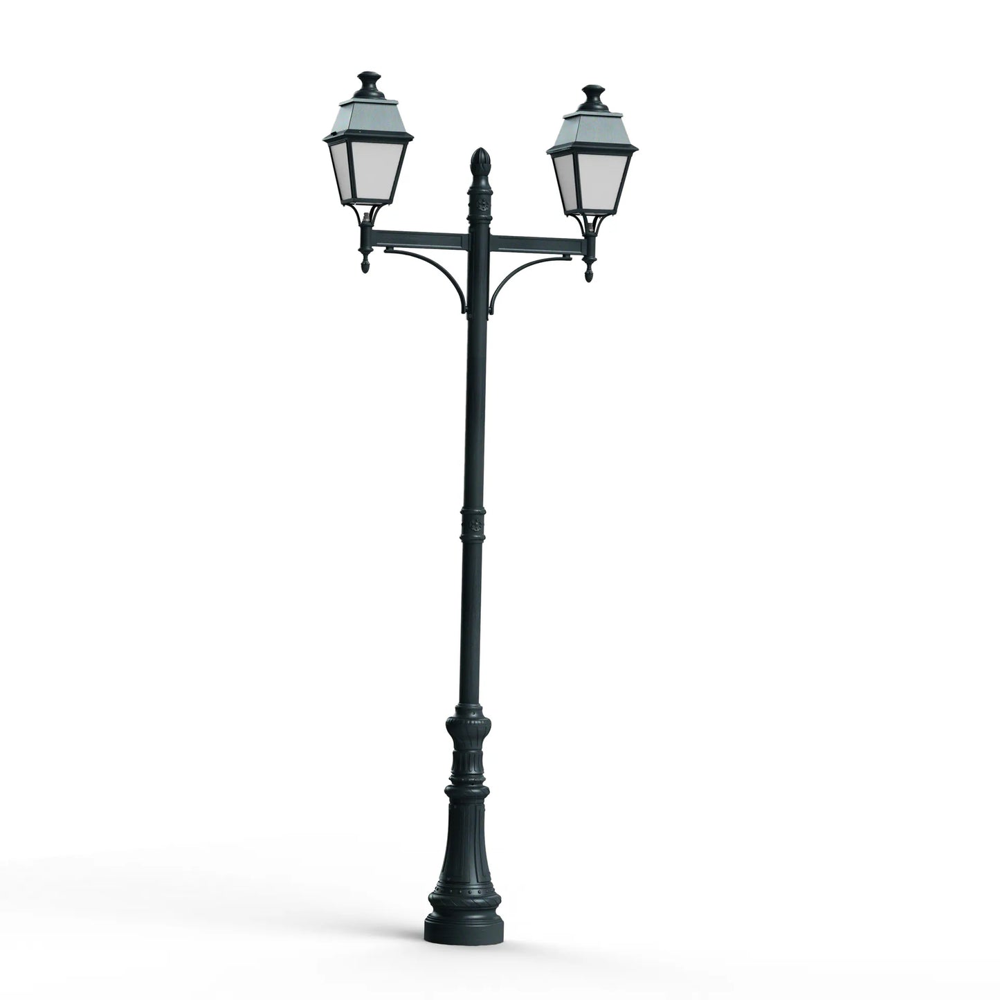 Avenue 4 N° 9 LED opale Lampadaires Outdoor