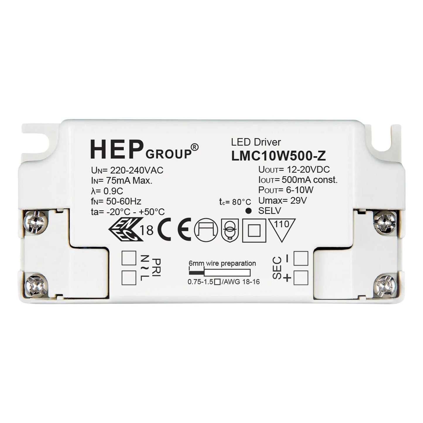 LED Driver CC 700mA 6-10W 0 IP20 Accessoires